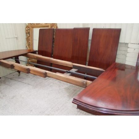 Viktorianischer antiker Mahagoni Esstisch englisch ca 1860