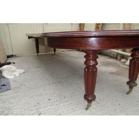 Viktorianischer antiker Mahagoni Esstisch englisch ca 1860