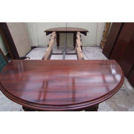 Viktorianischer antiker Mahagoni Esstisch englisch ca 1860