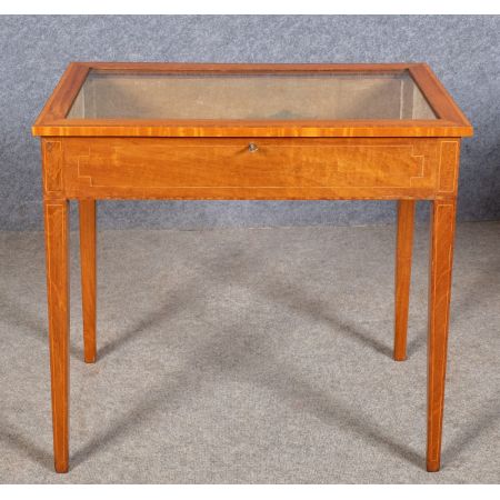 Edwardianischer antiker Bijouterie Beistelltisch Mahagoni ca 1890