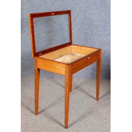 Edwardianischer antiker Bijouterie Beistelltisch Mahagoni ca 1890