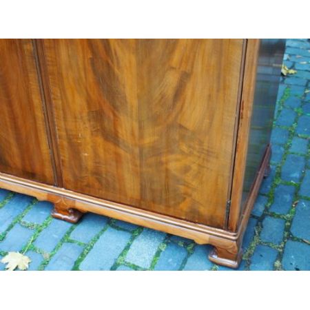 Antiker britischer Mahagoni Kleiderschrank ca 1920