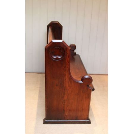 Antike britische Kiefern Sitzbank Weichholz ca 1900