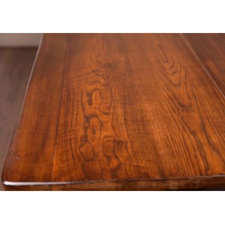 Edwardianischer antiker Eichen Esstisch Stühle englisch ca 1890