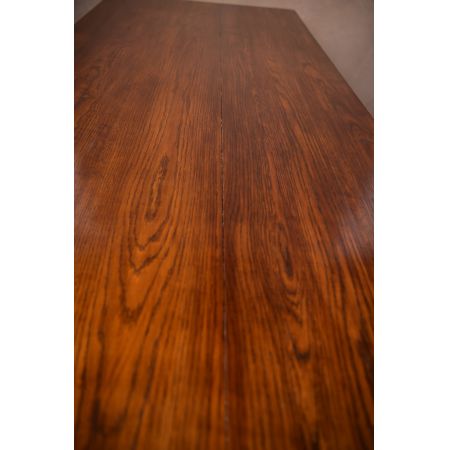 Edwardianischer antiker Eichen Esstisch Stühle englisch ca 1890