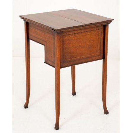 Antiker britischer Mahagoni Sekretär Schreibtisch klappbar ca 1910
