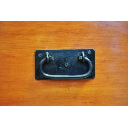 Viktorianische antike Kiefern Truhe britisch ca 1860