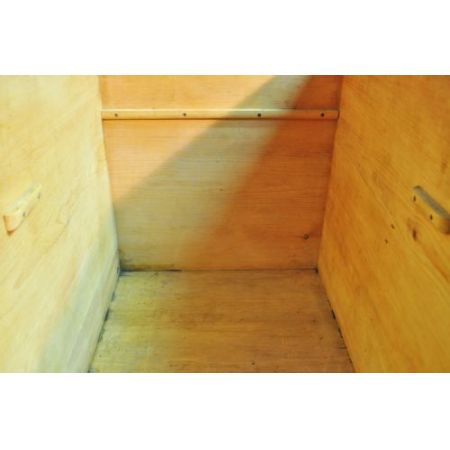 Viktorianische antike Kiefern Truhe britisch ca 1860