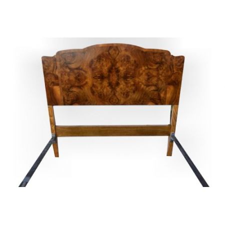 Art Deco Doppelbett Nussbaum antik englisch ca 1930