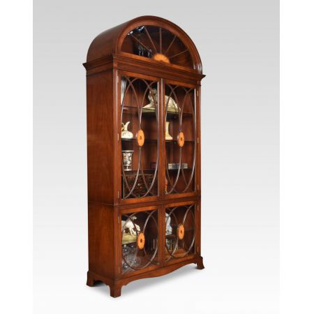 Georgianische antike Mahagoni Vitrine britisch ca 1910