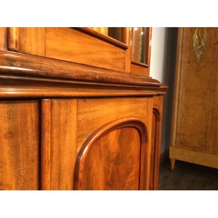 Viktorianischer antiker Mahagoni Bücherschrank britisch ca 1860