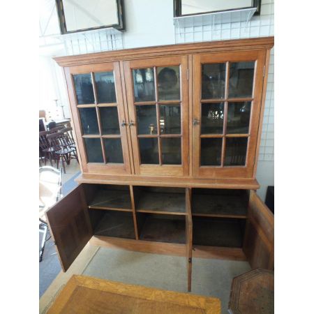 Antiker britischer Eichen Bücherschrank ca 1910