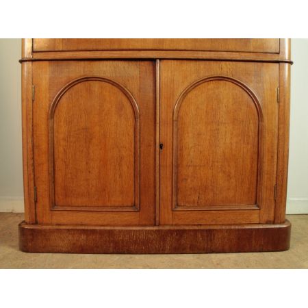 Viktorianisches antikes Eichen Bureau Bookcase englisch ca 1860