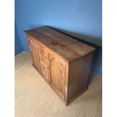 Viktorianisches antikes Kiefern Sideboard Weichholz englisch ca 1890