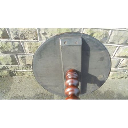 Antiker britischer Nussbaum Spieltisch Schachtisch ca 1880