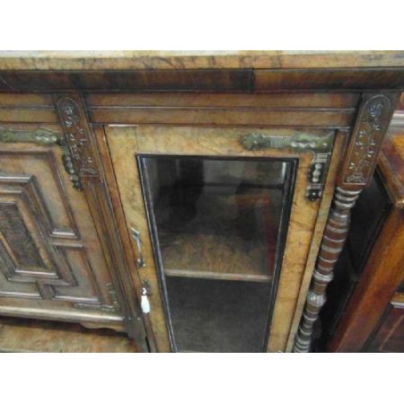 Viktorianisches antikes Sideboard Nussbaum britisch ca 1860