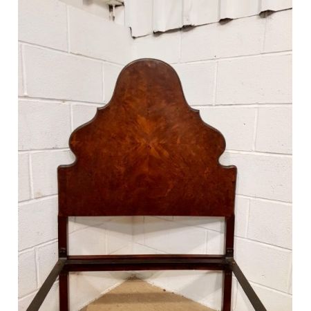 Antike britische Nussbaum Betten ca 1920