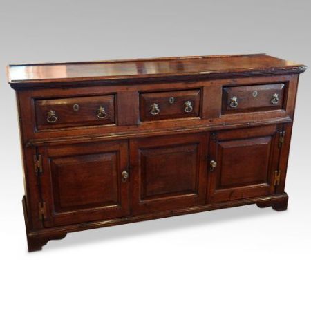 Antikes britisches Eichen Sideboard ca 