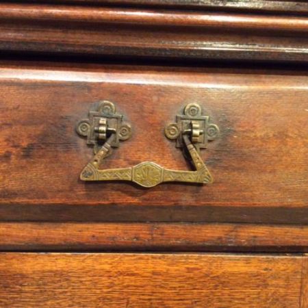 Antikes britisches Eichen Sideboard ca 1870