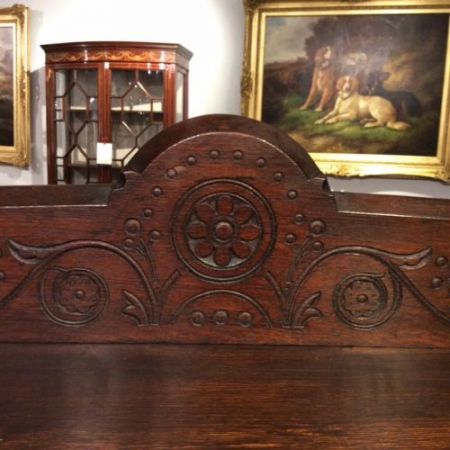 Antikes britisches Eichen Sideboard ca 1870