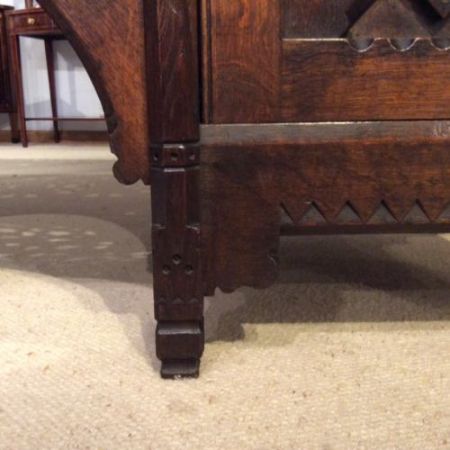 Antikes britisches Eichen Sideboard ca 1870