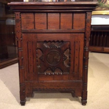 Antikes britisches Eichen Sideboard ca 1870