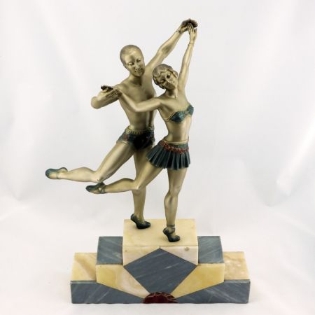 Antike Art Deco Skulptur Figur britisch ca 1930
