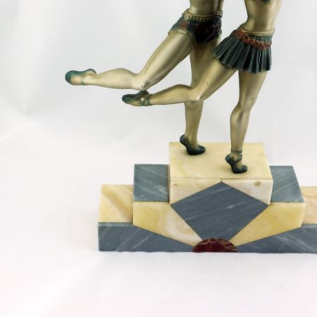 Antike Art Deco Skulptur Figur britisch ca 1930