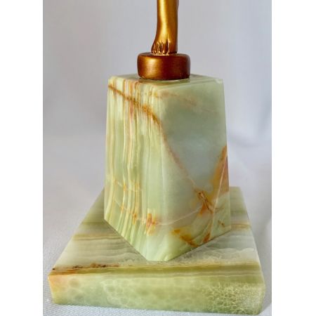 Antike britische Art Deco Bronzefigur ca 1930