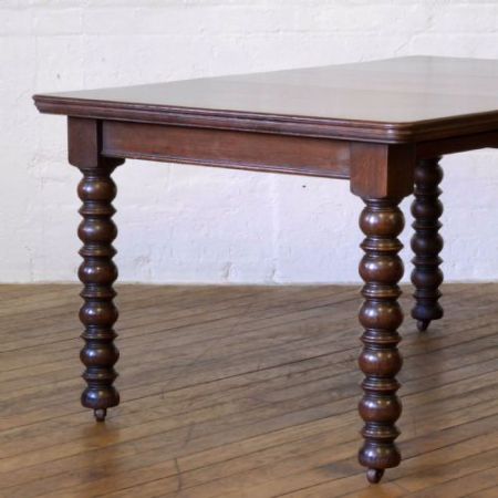 Viktorianischer antiker Eichen Esstisch britisch ca 1860