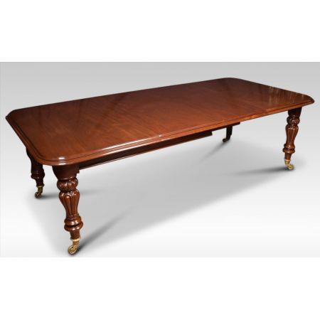 Viktorianischer antiker Mahagoni Esstisch britisch ca 1860