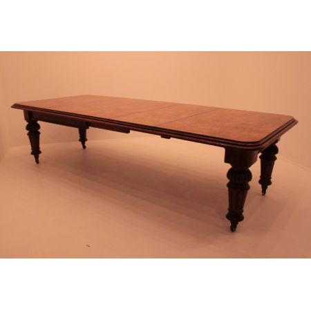 Viktorianischer antiker Eichen Esstisch britisch ca 1870