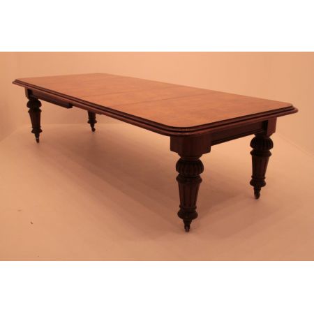 Viktorianischer antiker Eichen Esstisch britisch ca 1870