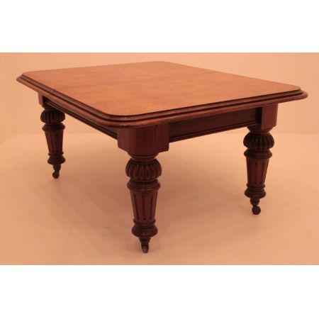 Viktorianischer antiker Eichen Esstisch britisch ca 1870