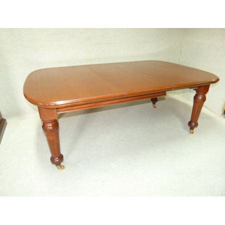 Antiker britischer Mahagoni Esstisch ca 1850