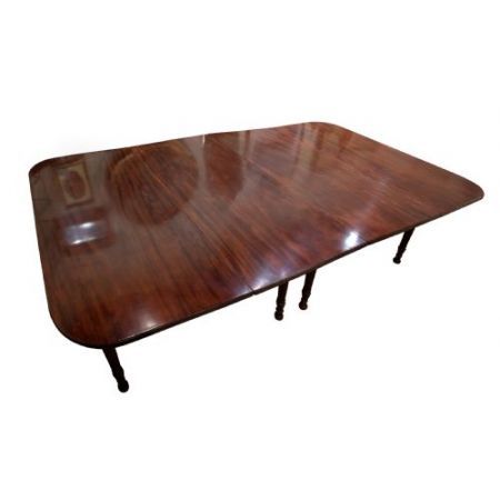 Georgianischer antiker Mahagoni Esstisch britisch ca 1825