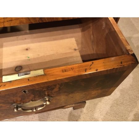 Georgianische antike Nussbaum Kommode britisch ca 1920