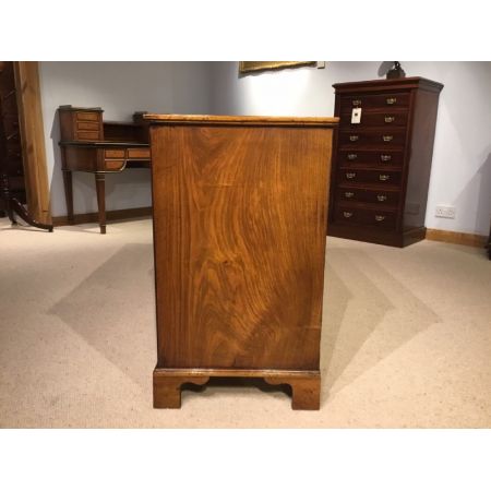 Georgianische antike Nussbaum Kommode britisch ca 1920