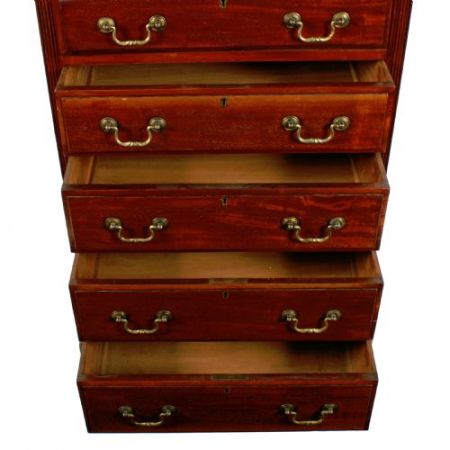 Edwardianische antike Mahagoni Kommode britisch ca 1900