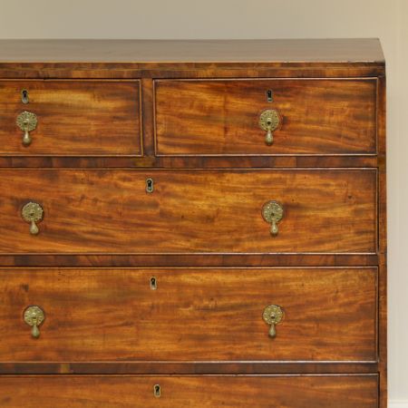 Antike britische Mahagoni Kommode Regency ca 1830
