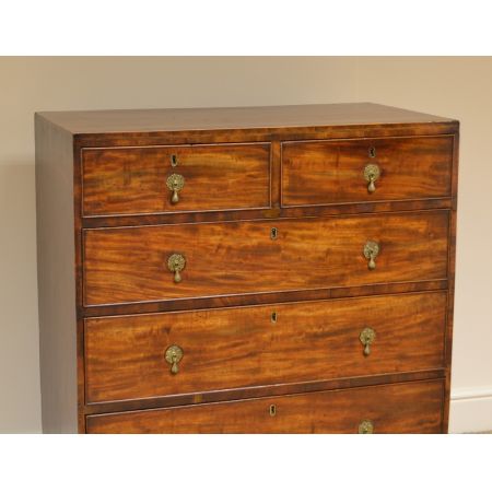 Antike britische Mahagoni Kommode Regency ca 1830