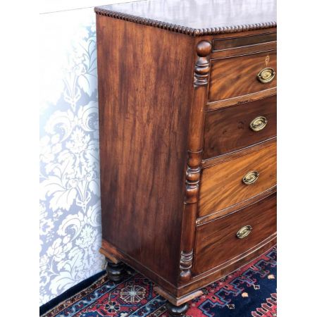 Antike britische Mahagoni Kommode viktorianisch ca 1860