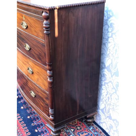 Antike britische Mahagoni Kommode viktorianisch ca 1860