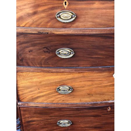 Antike britische Mahagoni Kommode viktorianisch ca 1860