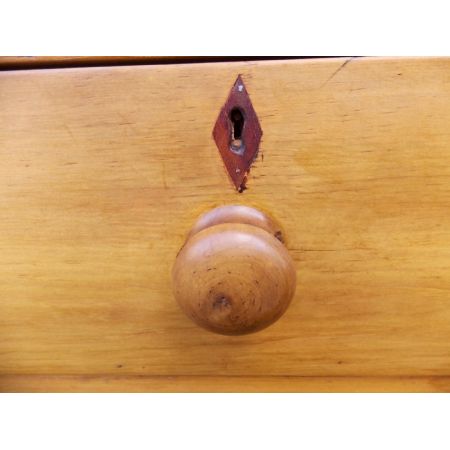 Viktorianische antike Weichholz Kommode Kiefer ca 1860