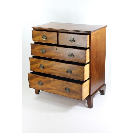 Antike britische viktorianische Kommode Mahagoni ca 1850