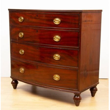 Georgianische antike Mahagoni Kommode ca 1850