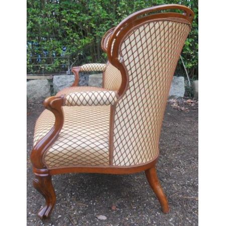 Viktorianisches antikes Mahagoni Sofa britisch ca 1850