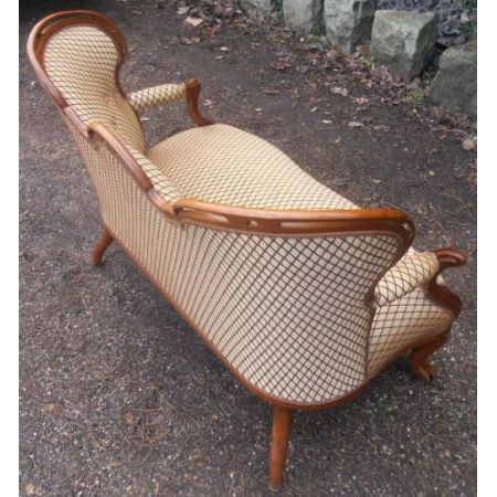 Viktorianisches antikes Mahagoni Sofa britisch ca 1850