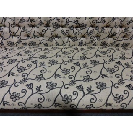 Viktorianisches antikes Mahagoni Sofa Stoffsofa britisch ca 1870